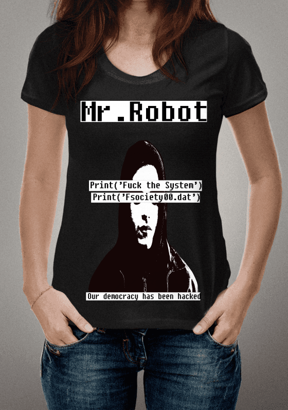 Nome do produto: Mr.Robot Fuck tke system 
